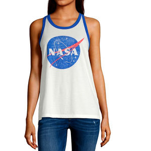 NASA Logo Ringer Official Tank Top M NWT
